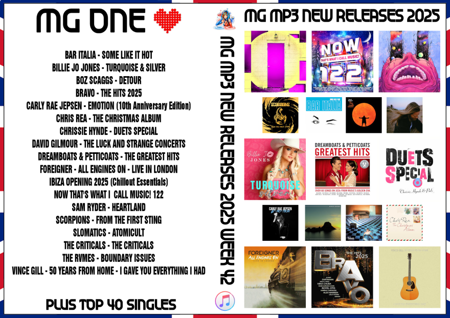 MP3 NEW RELEASES 2025 WEEK 42
