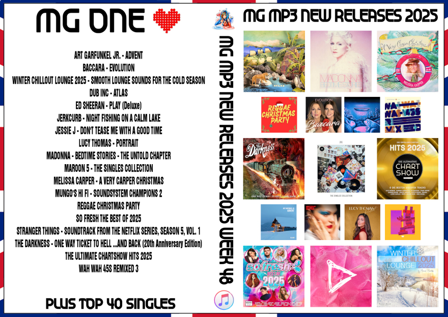 MP3 NEW RELEASES 2025 WEEK 48