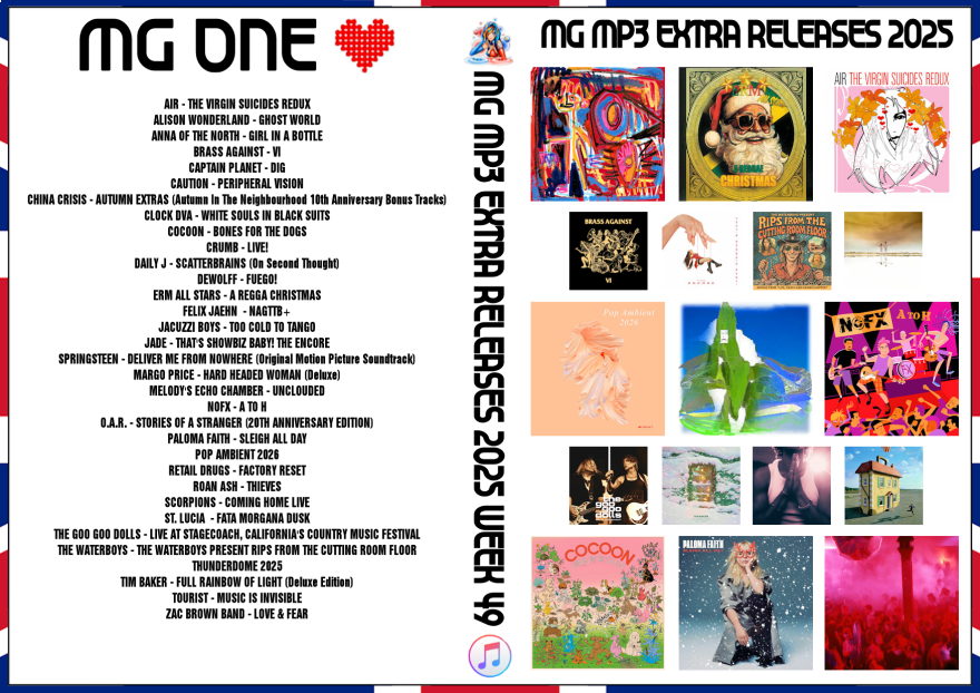 MP3 NEW RELEASES 2025 EXTRA PACK WEEK 49