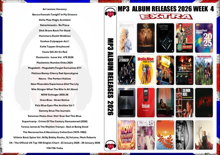 MP3 ALBUM RELEASES EXTRA 2026 WEEK 4