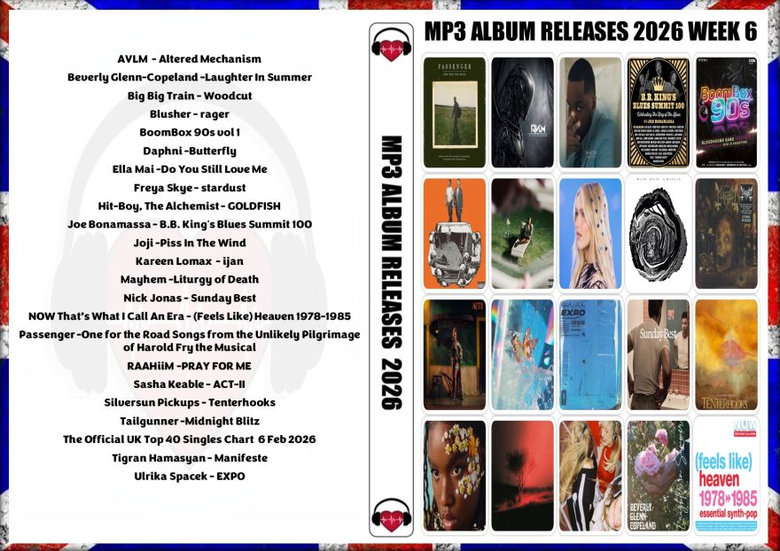 MP3 ALBUM RELEASES 2026 WEEK 6