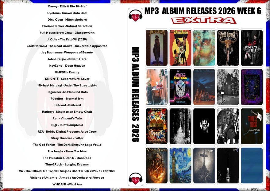 MP3 ALBUM RELEASES EXTRA 2026 WEEK 6