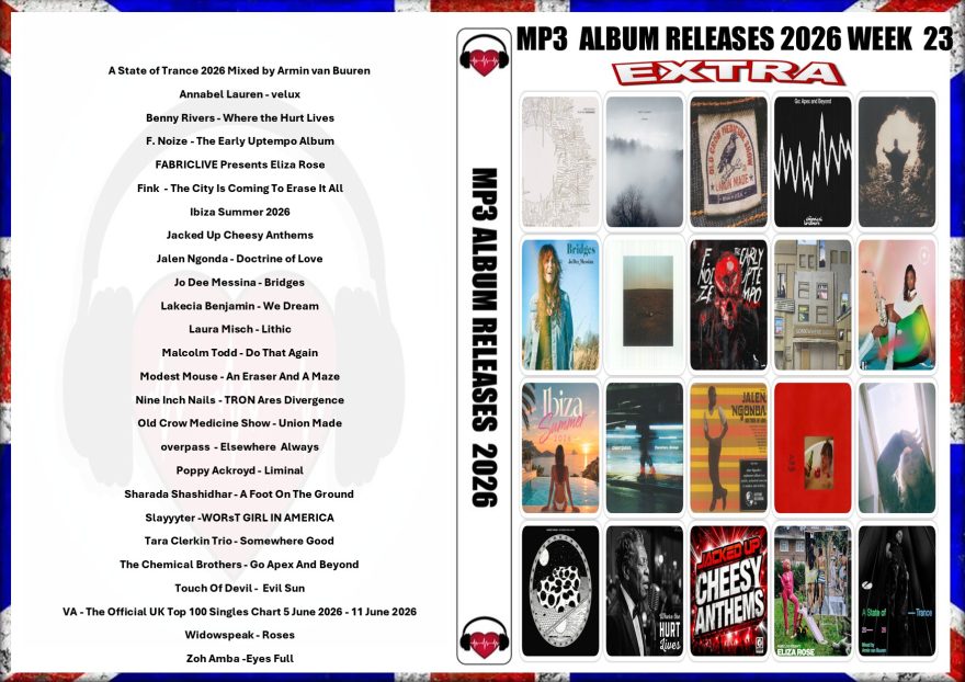 MP3 ALBUM RELEASES EXTRA 2026 WEEK 23