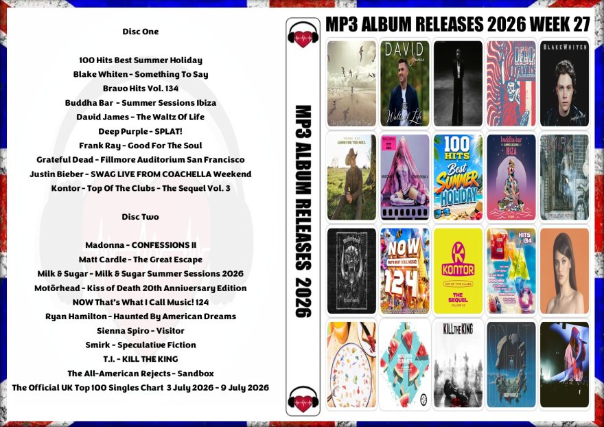 MP3 ALBUM RELEASES 2026 WEEK 27 2026