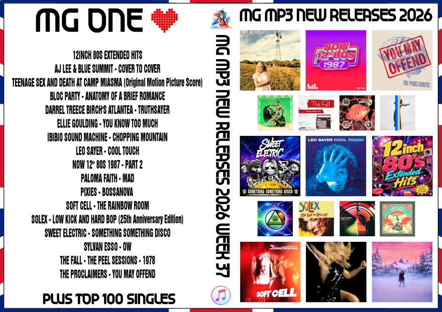 MP3 NEW RELEASES 2026 WEEK 37