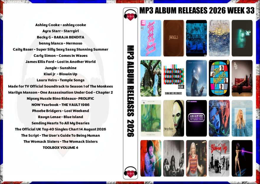 MP3 ALBUM RELEASES 2026 WEEK 33 (2026)