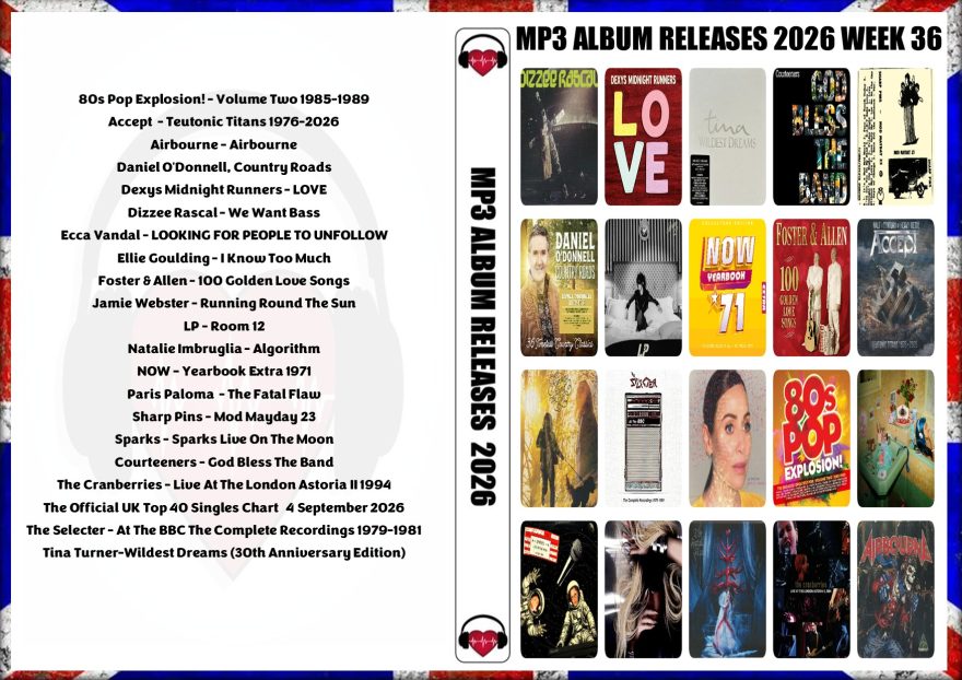 MP3 ALBUM RELEASES 2026 WEEK 36 (2026)