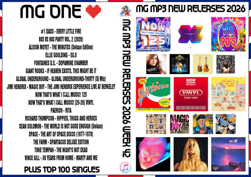 MP3 NEW RELEASES 2026 WEEK 42