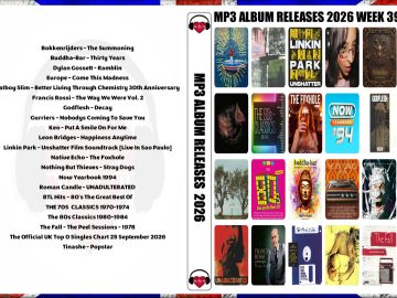 MP3 ALBUM RELEASES 2026 WEEK 39 2026